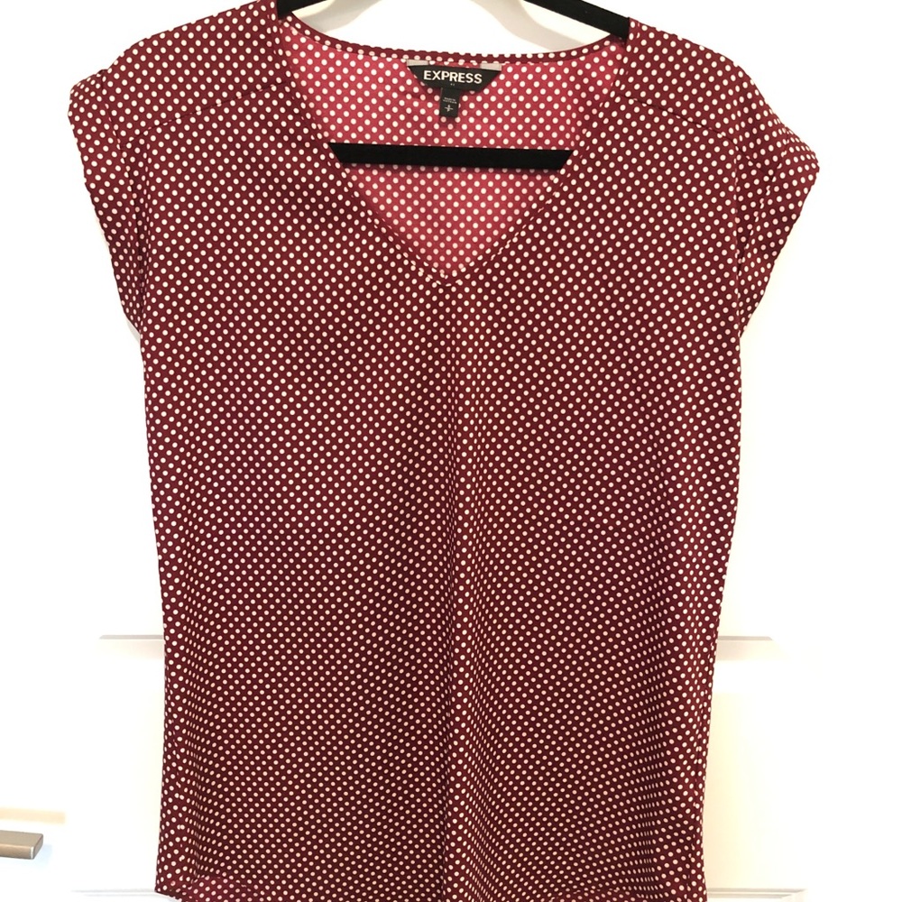 Express Small Red Blouse